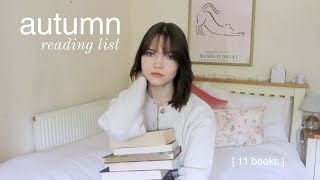 my autumn reading list