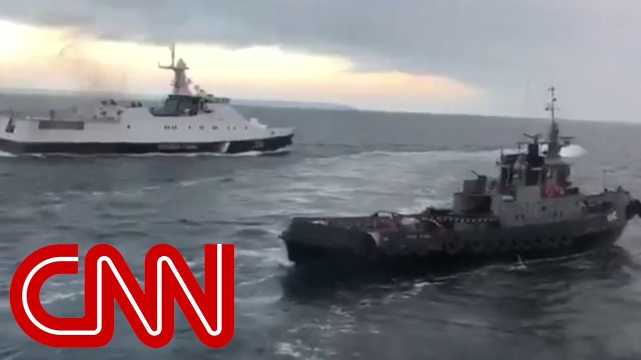 Ukraine Says Russia Opened Fire on Its Naval Vessels