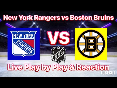 New York Rangers vs Boston Bruins live play by play and reaction