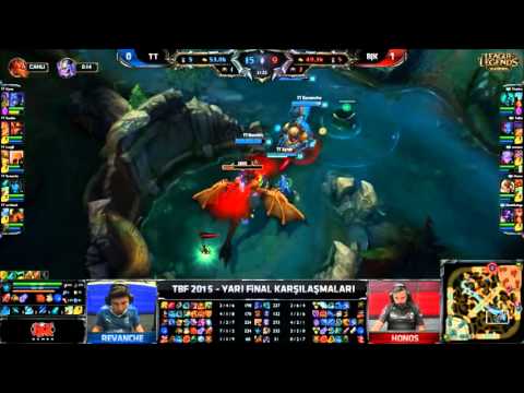 TT Revanche Kalista VS BJK Honos Corki Özet 2  Maç   2015 TBF Yarı Final