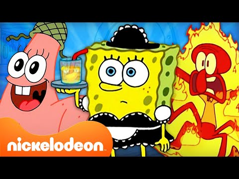 SpongeBob | NAJLEPSZE fragmenty ze SpongeBoba, sezon 3! | 60-minutowa składanka | Nickelodeon Polska