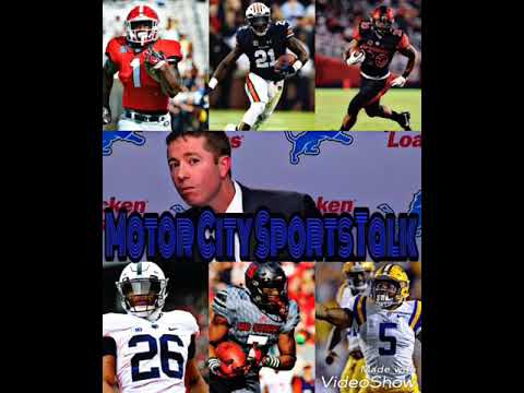 (POV) Can Bob Quinn Redeem himself this year & Draft The right RB?