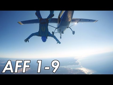 My Skydiving AFF Course Stages 1-9 | Skydive Oz Moruya