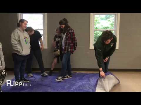 Tarp Flip team building activity