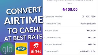 How To Convert Airtime To Cash In Nigeria | Turn Your Airtime To Cash