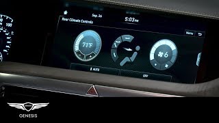 Touchscreen Climate Control Operation | Genesis G90 | How-To | Genesis USA