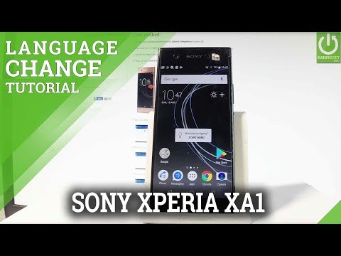 How to Change Language SONY Xperia XA1 - Set Language Settings