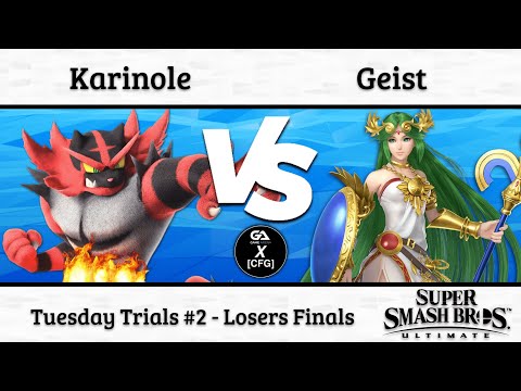CFG Tuesday Trials 2: Karinole (Incineroar) vs. Geist (Palutena) - Losers Finals