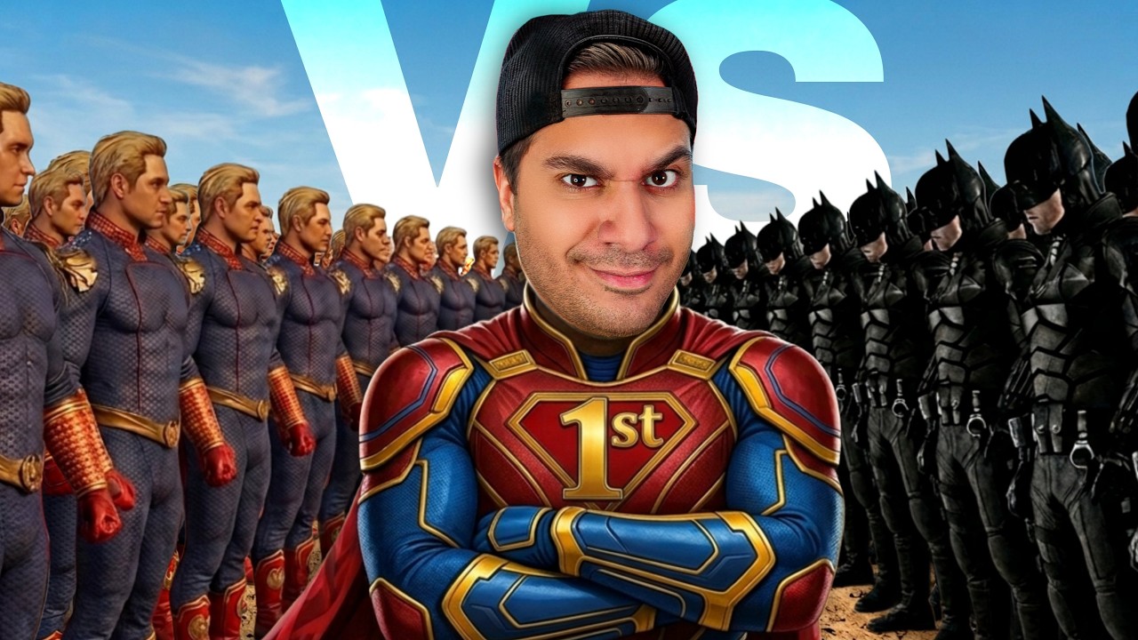 کدومشون قوی‌تره؟ ارتش ابرقهرمان‌ها مقابل‌هم!😂🦸‍♂