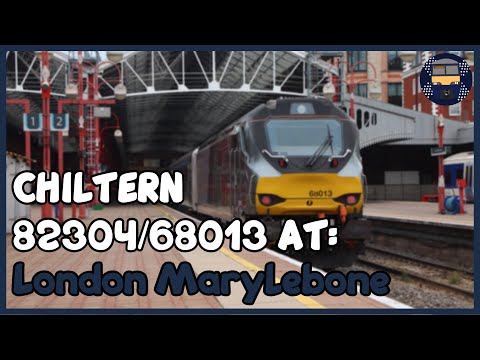 Chiltern 82304/68013 arriving at London Marylebone (02/08/21)