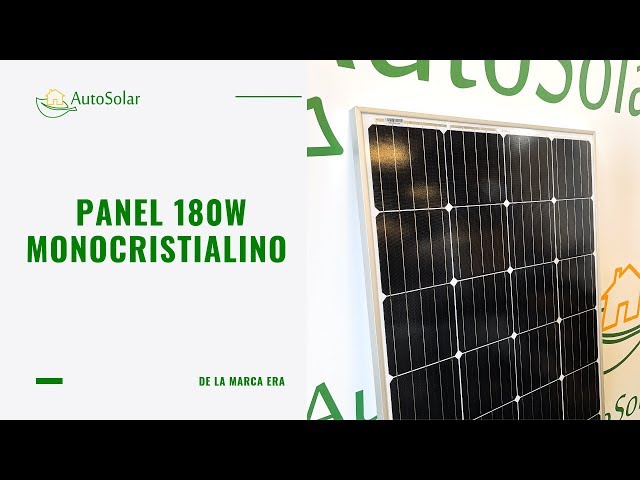 Panel Solar 180W 12V Monocristalino ERA