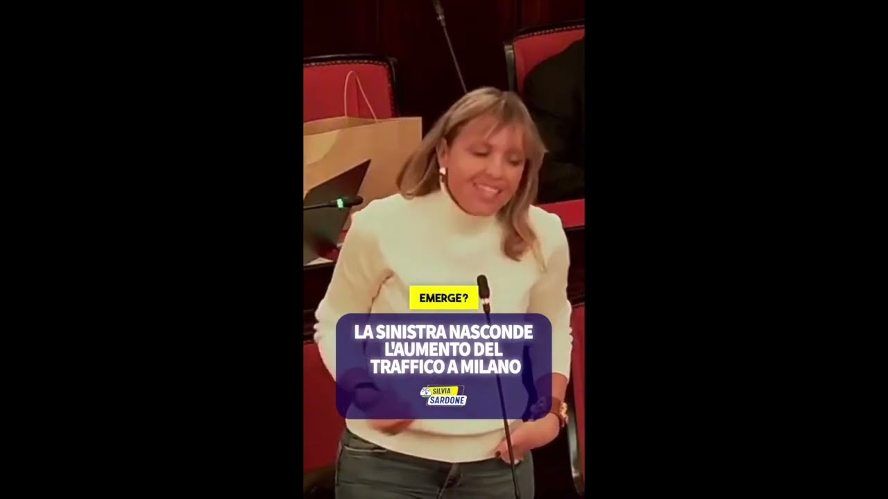 SARDONE: “A MILANO LA SINISTRA NASCONDE I DATI SUL TRAFFICO"