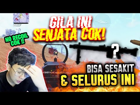 GILA !!! SENJATA INI BISA SESAKIT & SELURUS INI !! "NO RECOIL COK" !!! - PUBG MOBILE INDONESIA