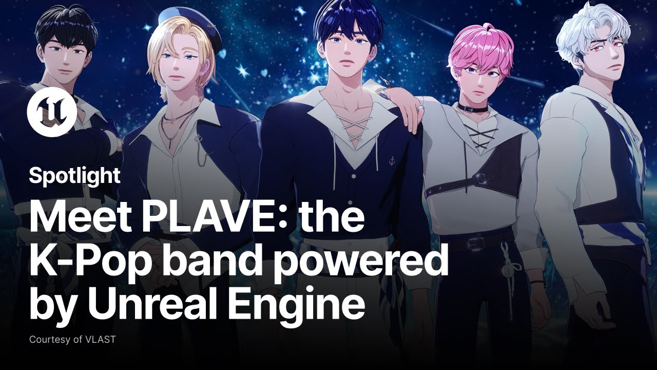 Introducing PLAVE: the animated Korean boy band powered by Unreal Engine - YouTube video featuring the word chore