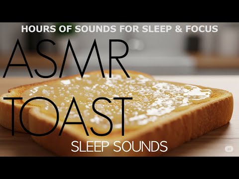 Toast ASMR | 1 Hour Sleep Sounds | Ambient Sounds for Sleep | Scraping of Toast & Bread