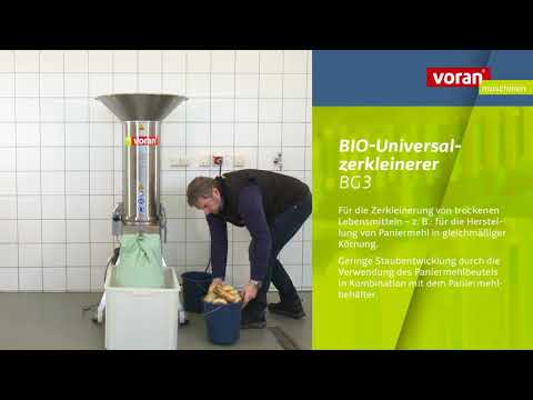 voran BIO-Universalzerkleiner BG - Restbrotzerkleinerung Semmel