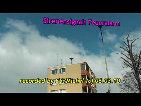 Wer ruft die Feuerwehr? - Die Alarmsirene - Typ Sirene E57