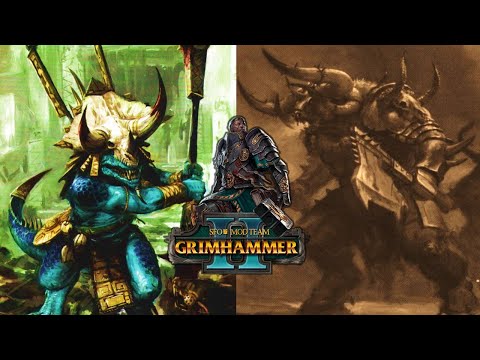 TAUROX and the MINOBUS vs. CHAKAX the ETERNITY WARDEN - SFO Grimhammer - Total War Warhammer 2