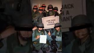 come back with warrant #cops #police #warrants