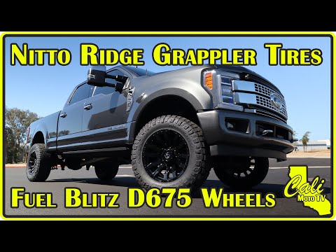 2019 Ford F-250 Platinum Gets Fuel Blitz Wheels and Nitto Ridge Grappler Tires