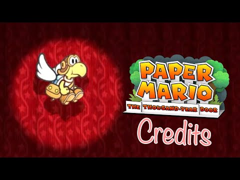 Paper Mario: The Thousand-Year Door Remake Credits roll