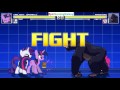 Twilight Sparkle And Rarity VS King Kong And Pinkie Pie In A MUGEN Match Battle Fight