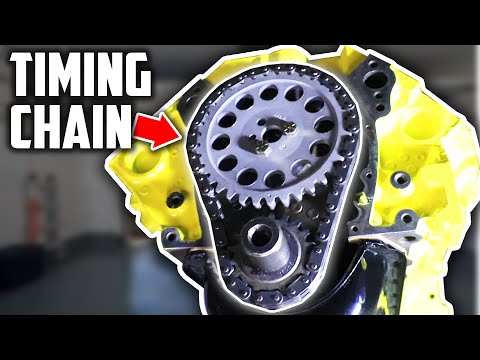 HOW TO INSTALL THE TIMING CHAIN IN A CHEVY 350 ENGINE!