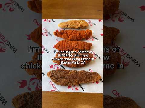 Eating the HOTTEST chicken flavors from WINGFERNO in Buena Park, CA