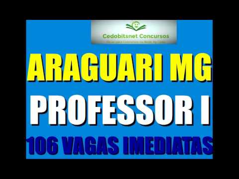 ARAGUARI MG CONCURSO PÚBLICO PREFEITURA IADHED PROFESSOR I PROVA ANTERIOR QUESTÃO SIMULADOS APOSTILA