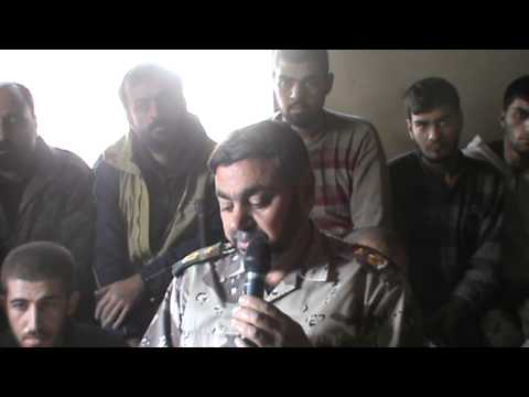 المقدم عبيد عبيد يعلن نيابة عن فصائل الجيش الحر عن استعدادهم لإجراء صفقة تبادل أسرى مع حكومة النظام