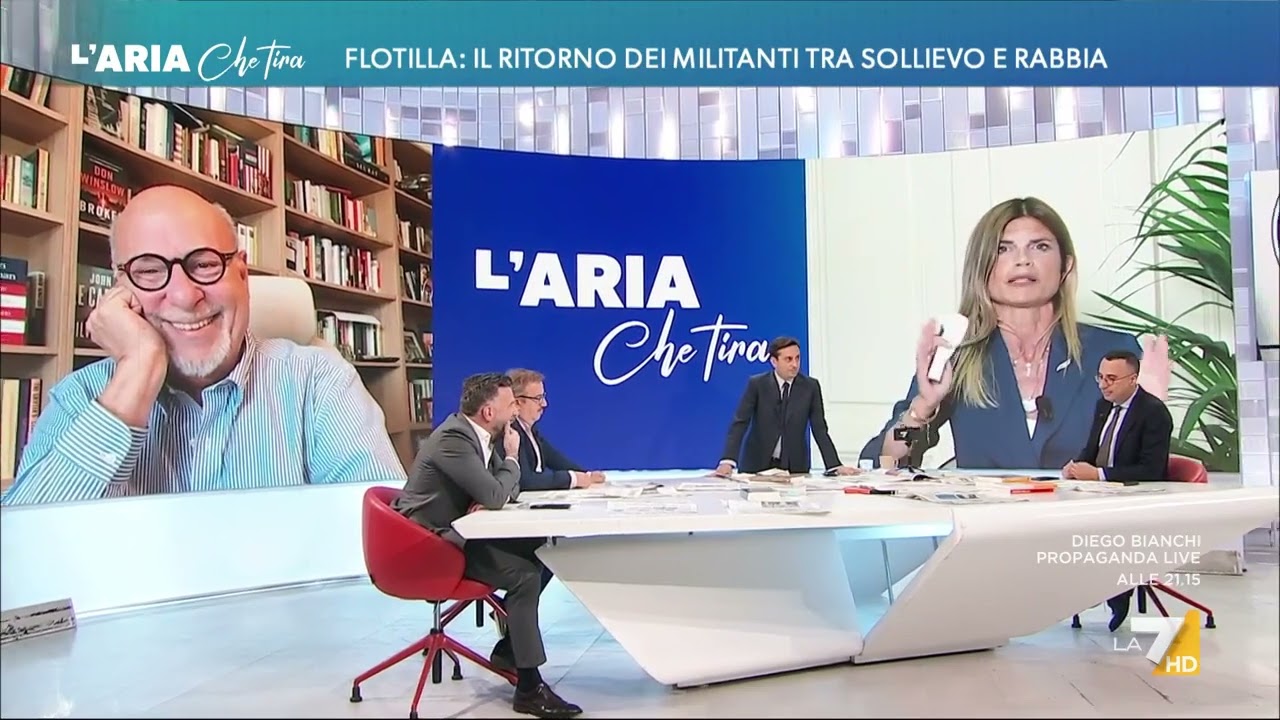 Laura Ravetto attacca Alan Friedman, che scoppia a ridere: "Trovo vergognoso che si permetta di ...