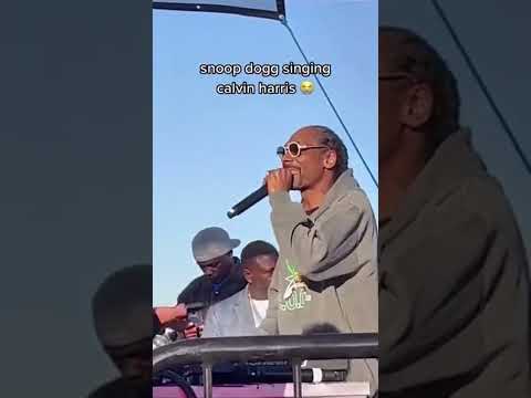 Snoop dogg singing Calvin Harris 😂