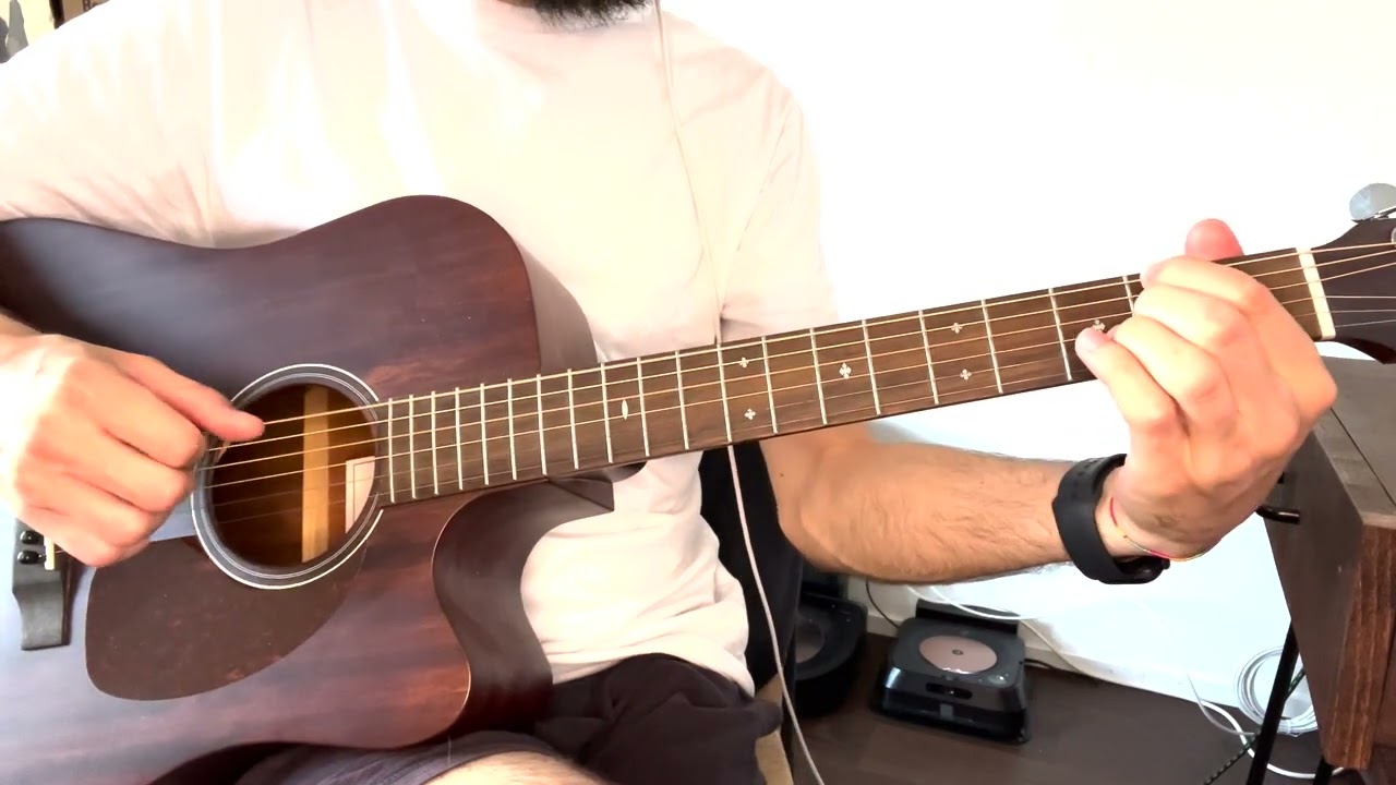 Roberto Barlocci playing Rod Stewart's Sailing as a chord melody on solo guitar