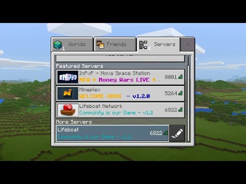 How To Join Multiplayer Servers In Minecraft PE 1.2 (Pocket Edition, Xbox, PS4, Switch, PC)