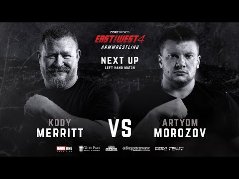Kody Spur Merritt vs Artyom Morozov - East vs West 4 Left Arm Superheavyweight World Title Match