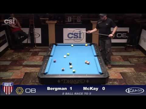 2015 USBTC 8-Ball: Justin Bergman vs Sean McKay (Semi-Final!)