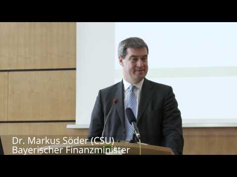 Bayerns Finanzminister Söder zur Digitalisierung