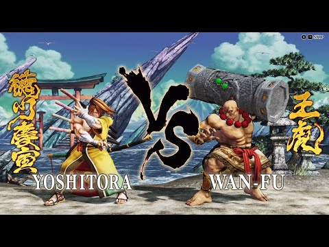 Yoshitora VS Wan-Fu(Hardest AI） ———— Samurai Shodown