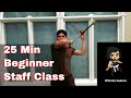 Learn to Spin a Staff Essentials Guided Class - Bo Staff Tutorials / Tricks - Staff spinning