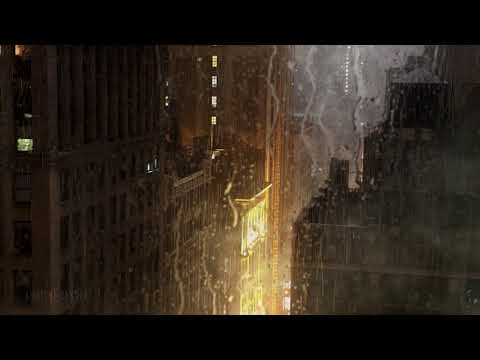 NYC Rooftop Ambience | Rain On Window & New York Street Sounds | To Help You Sleep & Study | 8Hrs