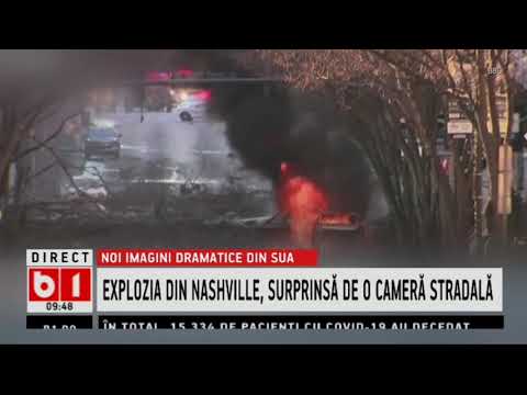 SUA - NOI IMAGINI DRAMATICE CU EXPLOZIA DIN NASHVILLE_Stiri b1_29 decembrie 2020