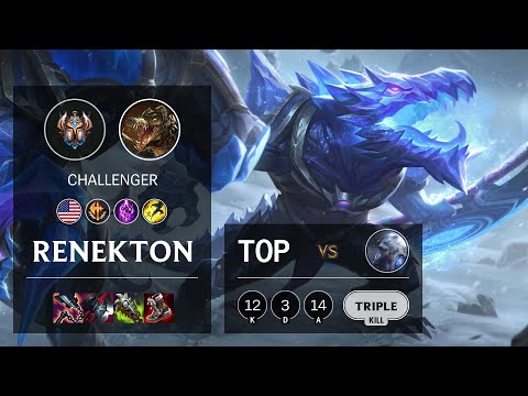 Renekton Top vs Volibear - NA Challenger Patch 11.5