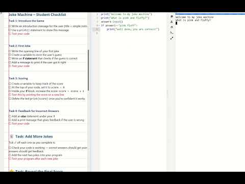 Joke Machine Python