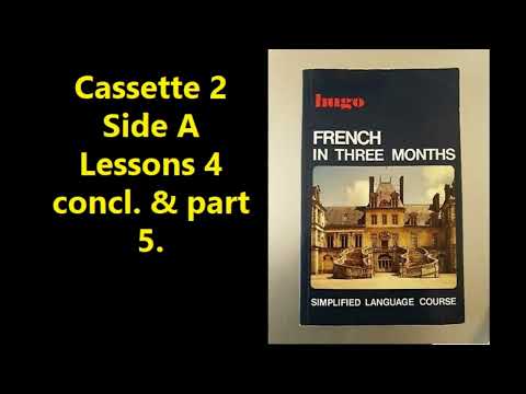 HUGO FRENCH IN THREE MONTHS - SELF STUDY COURSE - CASSETTE 2 - SIDE A (1987) (PDF IN DESCRIPTION)