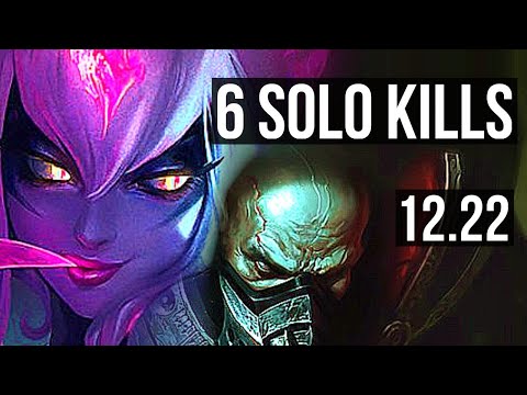 EVELYNN vs URGOT (JNG) | 10/0/4, 6 solo kills, Legendary, 300+ games | EUW Master | 12.22