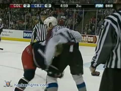 Ian Laperriere vs Aaron Johnson Nov 25, 2005