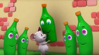 dziesięć zielonych butelek | Polskie Piosenki Dla Dzieci | Kołysanki | Kids Song | 10 Green Bottle