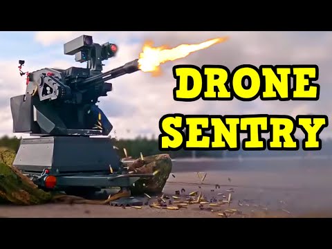 Polish 12.7mm Rotary Cannon | DRONE SENTRY GUN