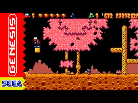 James Pond 3: Operation Starfish - All Complete on 100% - (Sega Genesis) - Full Longplay