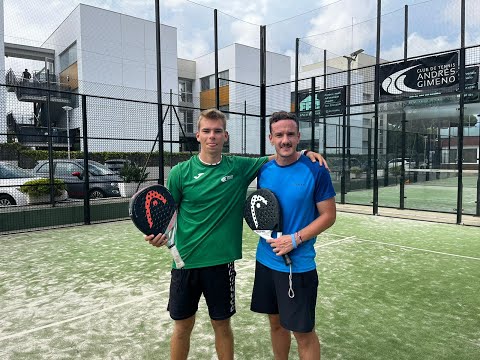 Morgan en stage de Padel à Barcelone
